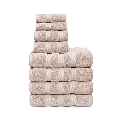 Extra Large Bath Towel Set for Adults,100% Cotton Bathroom Gift
